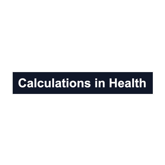Calculations in Health